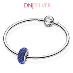 [Chính hãng] Charm bạc 925 cao cấp - Charm Faceted Blue Murano Glass thích hợp để mix vòng tay charm bạc cao cấp - DN725