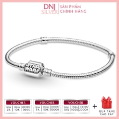 Vòng tay charm bạc 925 cao cấp - Vòng charm Moments Star Wars Snake Chain Clasp - Vòng tay dành cho nam và nữ - Vòng mềm