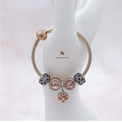 Vòng tay bạc S925, vòng tay charm thời trang phong thủy mã VDN0167