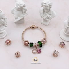 Vòng tay bạc S925, vòng tay charm thời trang phong thủy mã VDN0111