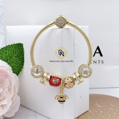 Vòng tay bạc S925, vòng tay charm thời trang phong thủy mã VDN0242