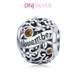 [Chính hãng] Charm bạc 925 cao cấp - Charm Month Birthday thích hợp để mix vòng tay charm bạc cao cấp - DN591
