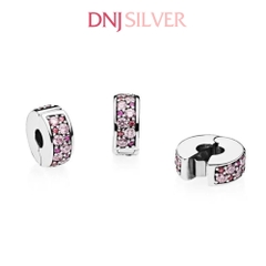 [Chính hãng] Charm bạc 925 cao cấp - Charm Clips-Purple Mosaic Shining Elegance thích hợp để mix vòng tay charm bạc cao cấp - DN619