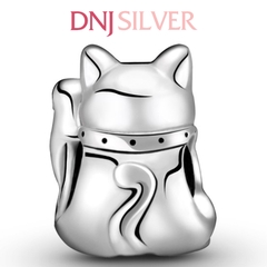 [Chính hãng] Charm bạc 925 cao cấp - Charm Waving Fortune Cat thích hợp để mix vòng tay charm bạc cao cấp - DN396
