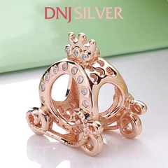 [Chính hãng] Charm bạc 925 cao cấp - Charm Rose Crown O Carriage thích hợp để mix vòng tay charm bạc cao cấp - DN462