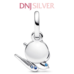 [Chính hãng] Charm bạc 925 cao cấp - Charm Sparkling Swallow & Quote Double Dangle thích hợp để mix vòng tay charm bạc cao cấp - DN486