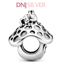 [Chính hãng] Charm bạc 925 cao cấp - Charm Mushroom & Frog thích hợp để mix vòng tay charm bạc cao cấp - DN464
