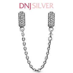 [Chính hãng] Charm bạc 925 cao cấp - Charm Sparkling Pavé Safety Chain thích hợp để mix vòng tay charm bạc cao cấp - DN252