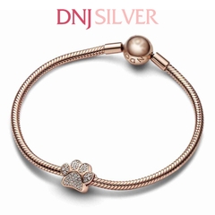 [Chính hãng] Charm bạc 925 cao cấp - Charm Sparkling Paw Print thích hợp để mix vòng tay charm bạc cao cấp - DN488