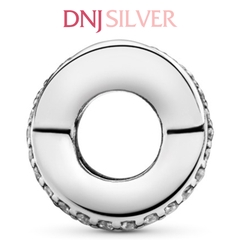 [Chính hãng] Charm bạc 925 cao cấp - Charm Sparkling & Polished Lines Spacer thích hợp để mix vòng tay charm bạc cao cấp - DN188