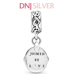 [Chính hãng] Charm bạc 925 cao cấp - Charm Knotted Hearts Dangle thích hợp để mix vòng tay charm bạc cao cấp - DN455