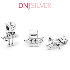 [Chính hãng] Charm bạc 925 cao cấp - Charm Rob Bot thích hợp để mix vòng tay charm bạc cao cấp - DN409