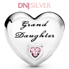 [Chính hãng] Charm bạc 925 cao cấp - Charm Grand daughter Heart thích hợp để mix vòng tay charm bạc cao cấp - DN461