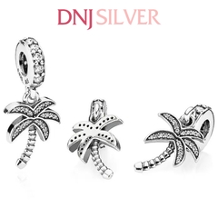 [Chính hãng] Charm bạc 925 cao cấp - Charm Sparkling Palm Tree Pendant thích hợp để mix vòng tay charm bạc cao cấp - DN318