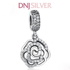 [Chính hãng] Charm bạc 925 cao cấp - Charm Shimmering Rose Dangle thích hợp để mix vòng tay charm bạc cao cấp - DN314