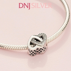 [Chính hãng] Charm bạc 925 cao cấp - Charm Entwined Hearts thích hợp để mix vòng tay charm bạc cao cấp - DN421