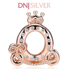 [Chính hãng] Charm bạc 925 cao cấp - Charm Rose Crown O Carriage thích hợp để mix vòng tay charm bạc cao cấp - DN462