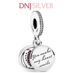 [Chính hãng] Charm bạc 925 cao cấp - Charm Devoted Heart Dangle thích hợp để mix vòng tay charm bạc cao cấp - DN365
