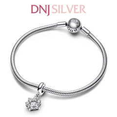 [Chính hãng] Charm bạc 925 cao cấp - Charm Sparkling Pet Paw Print Dangle thích hợp để mix vòng tay charm bạc cao cấp - DN480