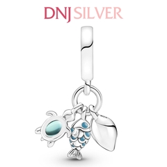 [Chính hãng] Charm bạc 925 cao cấp - Charm Fish, Sea Turtle & Conch Triple Dangle thích hợp để mix vòng tay charm bạc cao cấp - DN479