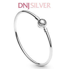 Vòng tay charm bạc 925 cao cấp - Vòng charm Moments Charm Bangle - Vòng tay dành cho nam và nữ