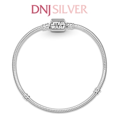 Vòng tay charm bạc 925 cao cấp - Vòng charm Moments Star Wars Snake Chain Clasp - Vòng tay dành cho nam và nữ - Vòng mềm