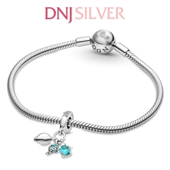 [Chính hãng] Charm bạc 925 cao cấp - Charm Fish, Sea Turtle & Conch Triple Dangle thích hợp để mix vòng tay charm bạc cao cấp - DN479