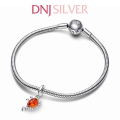 [Chính hãng] Charm bạc 925 cao cấp - Charm Disney The Little Mermaid Sebastian Crab Dangle thích hợp để mix vòng tay charm bạc cao cấp - DN483