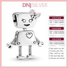 [Chính hãng] Charm bạc 925 cao cấp - Charm Bella Bot thích hợp để mix vòng tay charm bạc cao cấp - DN334