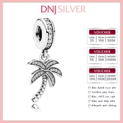 [Chính hãng] Charm bạc 925 cao cấp - Charm Sparkling Palm Tree Pendant thích hợp để mix vòng tay charm bạc cao cấp - DN318