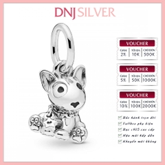 [Chính hãng] Charm bạc 925 cao cấp - Charm Bull Terrier Puppy Dog Dangle thích hợp để mix vòng tay charm bạc cao cấp - DN358
