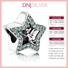 [Chính hãng] Charm bạc 925 cao cấp - Charm Disney Peter Pan Tinkerbell Star thích hợp để mix vòng tay charm bạc cao cấp - DN301