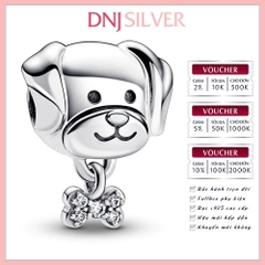 [Chính hãng] Charm bạc 925 cao cấp - Charm Pet Dog & Bone thích hợp để mix vòng tay charm bạc cao cấp - DN491