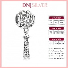 [Chính hãng] Charm bạc 925 cao cấp - Charm Enchanted Heart Tassel thích hợp để mix vòng tay charm bạc cao cấp - DN419