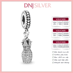 [Chính hãng] Charm bạc 925 cao cấp - Charm Dazzling Dress thích hợp để mix vòng tay charm bạc cao cấp - DN360