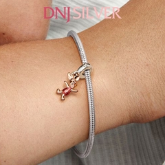 [Chính hãng] Charm bạc 925 cao cấp - Charm Disney Winnie the Pooh Piglet Dangle thích hợp để mix vòng tay charm bạc cao cấp - DN502