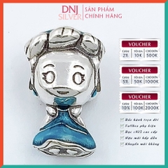 Vòng tay charm bạc 925 cao cấp - Bộ Vòng charm Những Nàng Công Chúa Bước Ra Từ Cổ Tích - Vòng tay dành cho nam và nữ