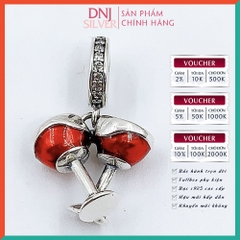 Vòng tay charm bạc 925 cao cấp - Bộ Vòng Charm Cô nàng quyến rũ với khát khao yêu thương - Vòng tay dành cho nam và nữ