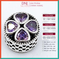 Vòng tay charm bạc 925 cao cấp - Bộ Vòng charm Tình yêu, Tuổi trẻ, May mắn và Năng lượng - Vòng tay dành cho nam và nữ