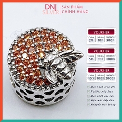 Vòng tay charm bạc 925 cao cấp - Bộ Vòng charm The Busy Bee Has No Time For Sadnest - Vòng tay dành cho nam và nữ