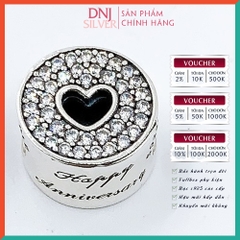 Vòng tay charm bạc 925 cao cấp - Bộ Vòng charm Kỷ niệm của tình yêu và sự hạnh phúc - Vòng tay dành cho nam và nữ