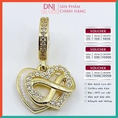 Vòng tay charm bạc 925 cao cấp - Bộ Vòng charm Tình Yêu, Sự Vĩnh Cửu Và Gắn Kết - Vòng tay dành cho nam và nữ