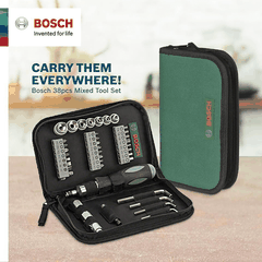 Bộ vặn vít đa năng 38 chi tiết Bosch 2607019506