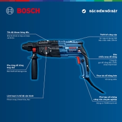 Máy khoan búa Bosch GBH 220 DÙNG MŨI SDS PLUS