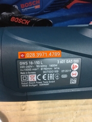 Máy mài góc BOSCH GWS 18-150 L PROFESSIONAL