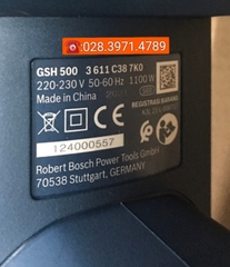 Máy đục bê tông Bosch GSH 500 MAX 1025w
