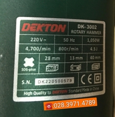 Khoan Đục Hai Chức Năng Dekton DK-3002