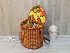 Best selling handmade rattan storage baskets picnic Wicker Baskets Set for outdoor camping