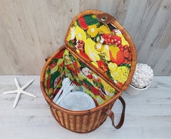 Best selling handmade rattan storage baskets picnic Wicker Baskets Set for outdoor camping