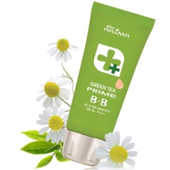 Kem Nền BB Cream Green Tea Prime Mira Aroma Trà Xanh